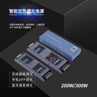 Led Lamp with Graffiti Dimming 110V 220V to 12V24V Single and Double Color Lamp Constant Voltage Power Lamp Intelligent Drive