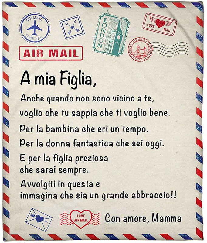 이탈리아 엄마가 딸을 위한 담요