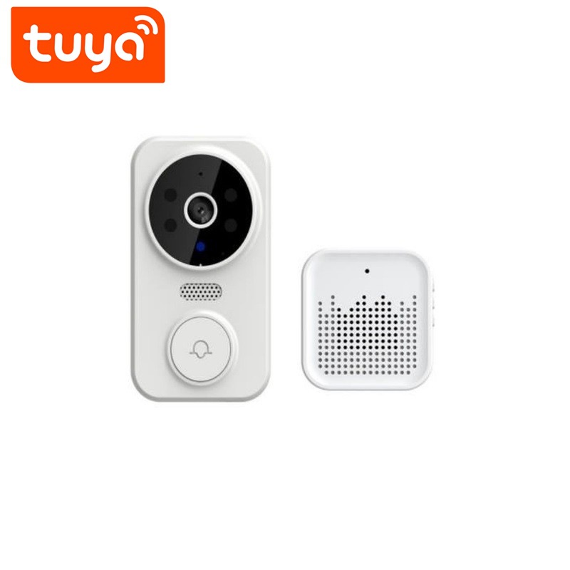 Timbre de video TUYA de bajo consumo WIFI Timbre inalámbrico HD Seguridad inteligente para el hogar Intercomunicador graffiti transfronterizo
