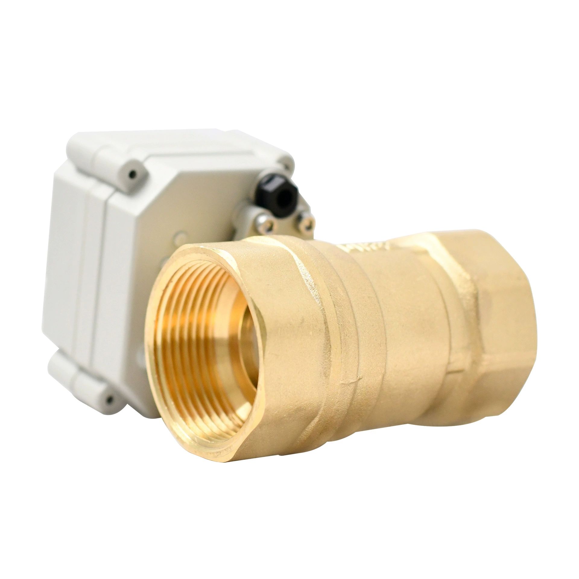 TONHE устройство управления жидкостью миниатюрный автоматический слитый клапан латунная дефляция через электрический клапан DN8-32