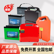 中力電動叉車電池12V68合力24Vzapy理士搬運車鉛酸鋰電池