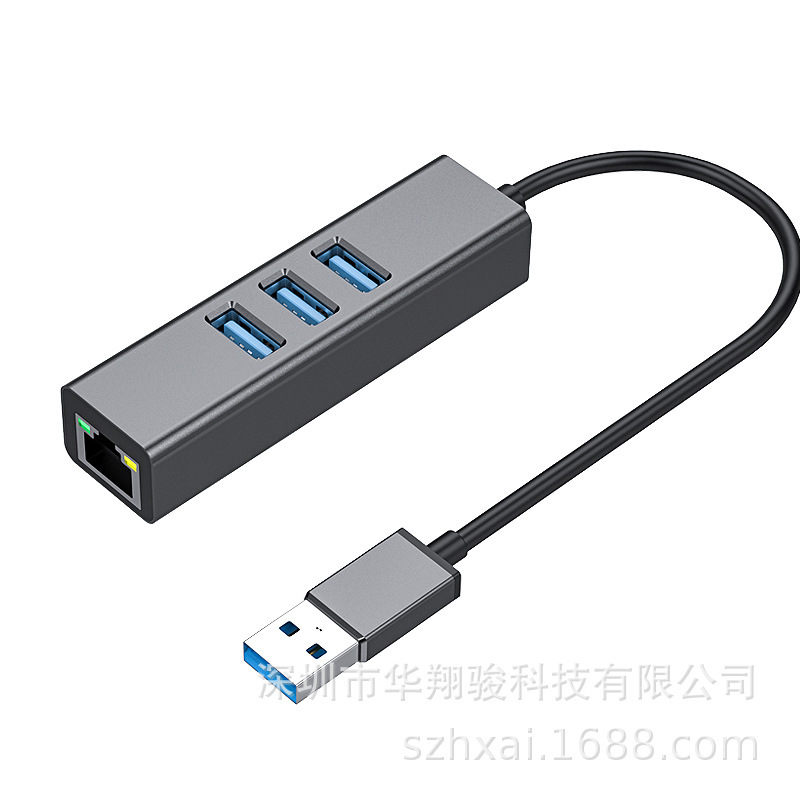 Docking Station Gigabit Network Card USB Typec 3.0 Hub Suitable for Notebook Tablet Peripherals Expansion