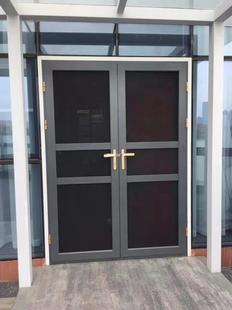 Kbq1 Diamond Mesh Casement Screen Door Anti-Rat and Anti-Mosquito Manufacturer Stainless Steel Aluminum Alloy Screen Door Mother-In-Law Huageng