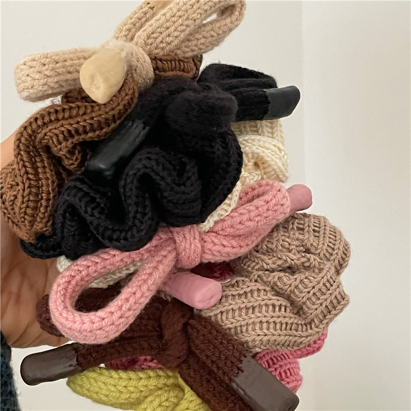Fashion Bow Knot yarn Hair Tie 1 Piece3