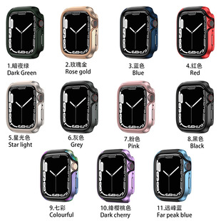 For Apple Watch 789 Generation TPU Zinc Alloy Case Apple Watch Drop-resistant Metal Frame