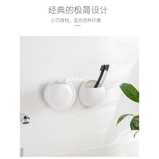 Cross-Border Simple Soap Dispenser Kitchen and Bathroom Hand Soap Detergent Storage Box Punch-Free Wall-Mounted Press Creative Soap Box