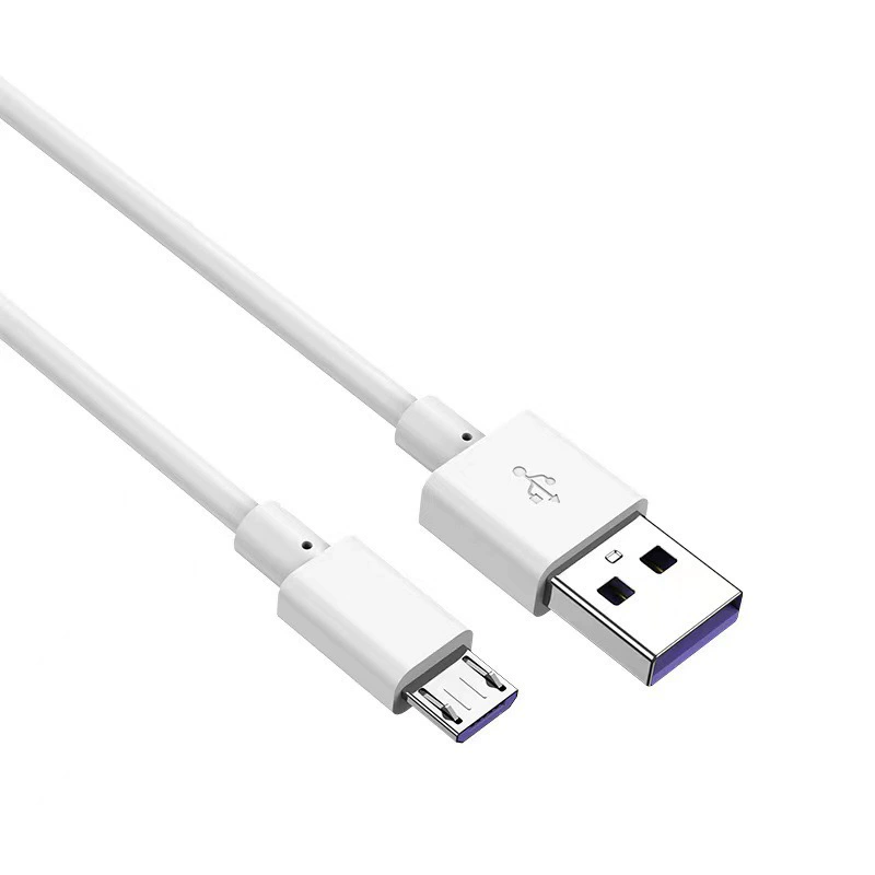 Белая совместимая зарядка телефона, Android, 5A, 2м