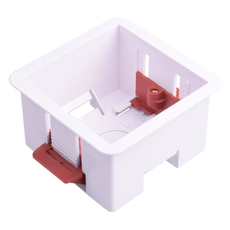 Британский стандарт/Британская Аттестация КЭ РОХС коробки дна гнезда переключателя стены транкинга 46 мм кассеты датчика/доски гипса