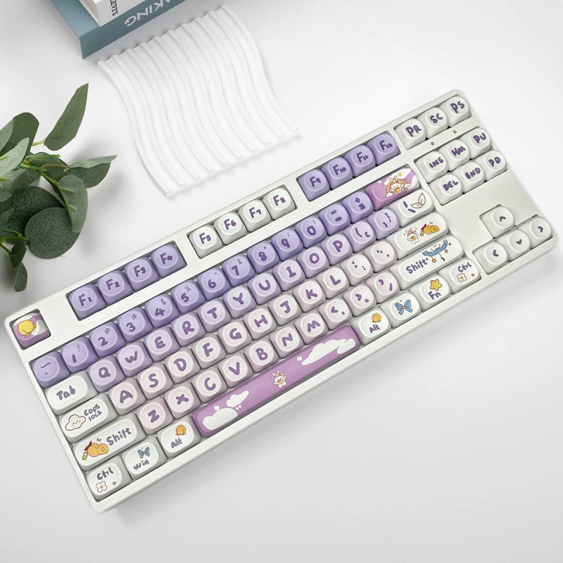 クレヨンしんちゃんメカニカルキーボードかわいいカスタマイズされた 87 キー有線 e スポーツメカニカルキーボード白色光ゲームオフィス|undefined