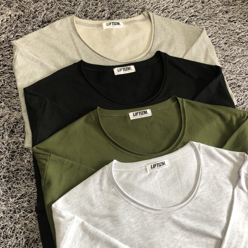 Men's Long Sleeved Sportswear Trendy Brand Muscular Fit Loose Fit Basketball Training Top Solid Color Sports Hoodie_viptrois.com