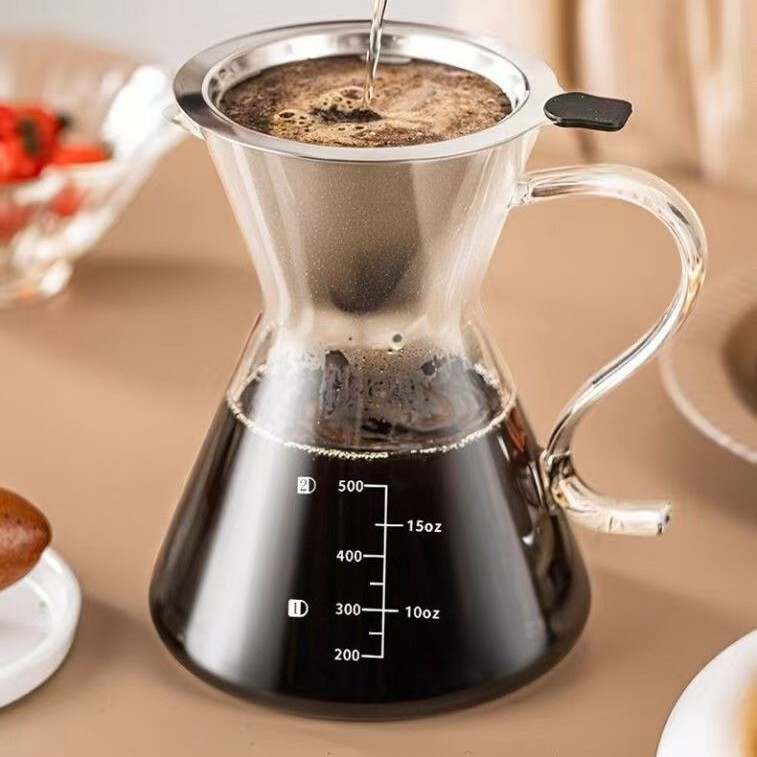 British Coffee Filter Drip Coffee Pot Hand-Brewed Coffee Sharing Pot Extraction Funnel Filter Cup Utensil Set Without British Coffee Filter Drip Coffee Pot Hand-Brewed Coffee Sharing Pot Extraction Funnel Filter Cup Utensil Set Without