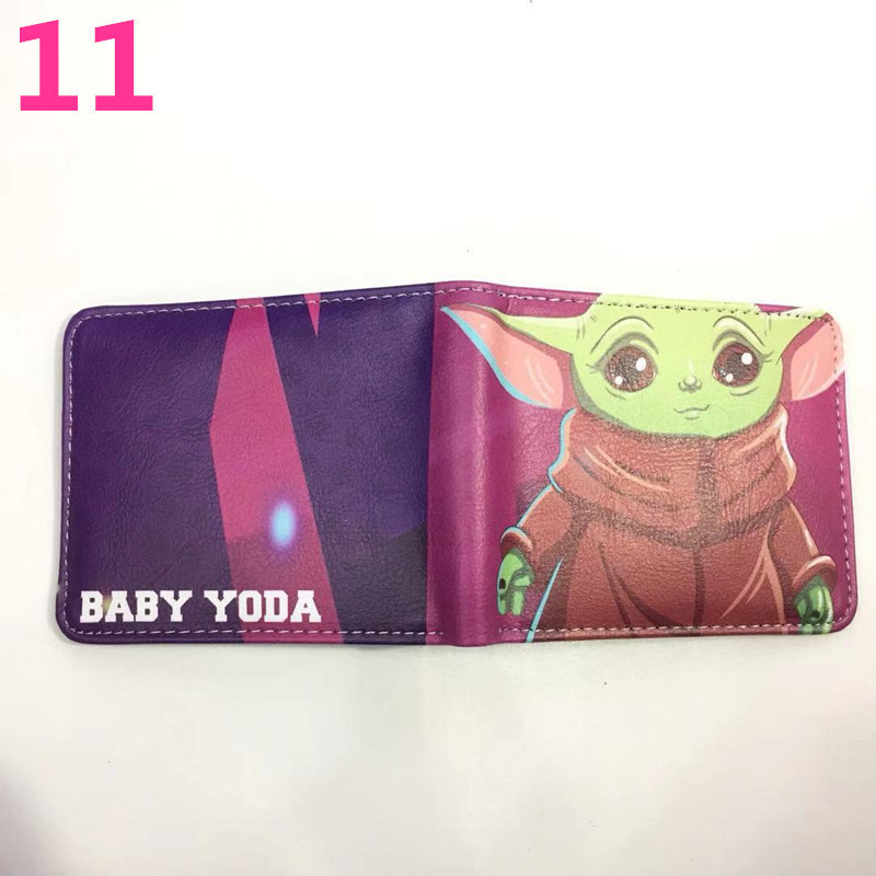 Baby Yoda maestro corto billetera Star Wars estudiante Monedero