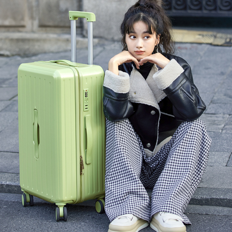 Los niños y el equipaje de la madre de 26 pulgadas de gran capacidad de equipaje de alto aspecto de las mujeres trolley caso de 28 pulgadas durable contraseña