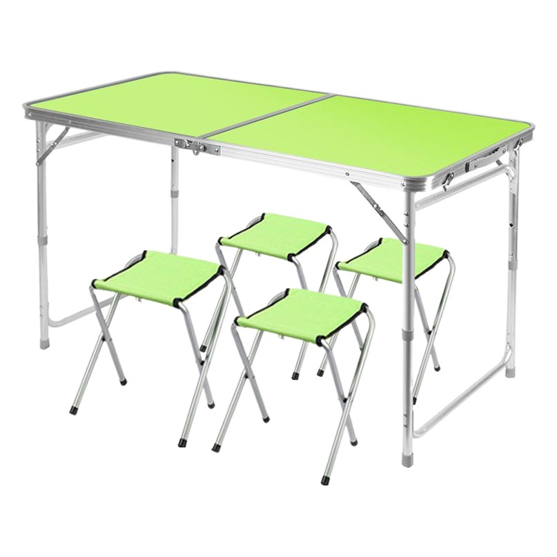 Mesa plegable al aire libre puesto mesa plegable Mesa portátil de aleación de aluminio mesa plegable mesa de comedor mesa Simple hogar puesto
