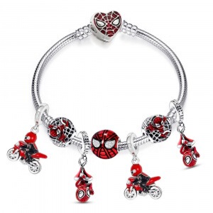 Panjia Cross-Border Marvel Harry Potter Spider-Man Accessories Bracelet Cartoon Anime Character DIY Bracelet Wholesale