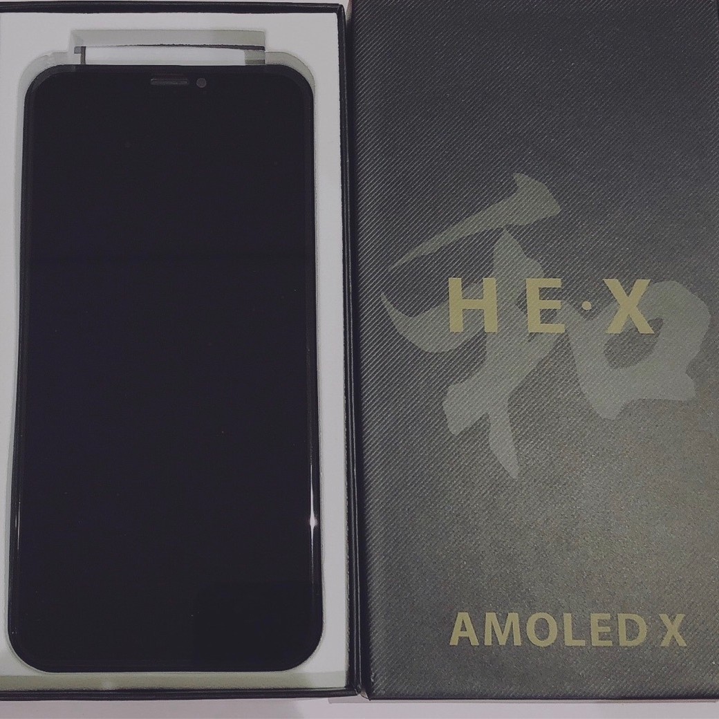 Aplicable a iPhone X. XS Pantalla XSMAX / 11PRO / 11PROMAX y conjunto de pantalla OLED de dureza brillante