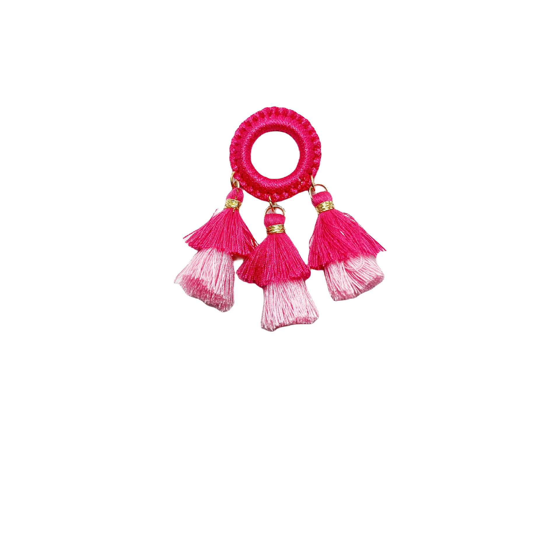 Woven creative ethnic pendant handmade with tassels