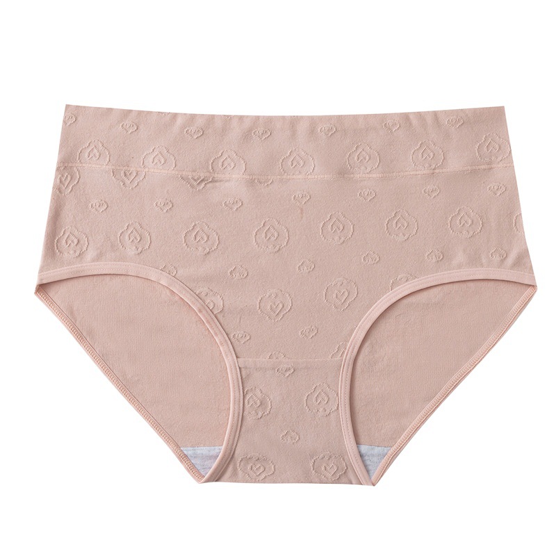 Ropa interior de algodón de las mujeres de algodón antibacteriano entrepierna Mediados de cintura de las mujeres respirables chicas japonesas de alta apariencia de las mujeres al por mayor