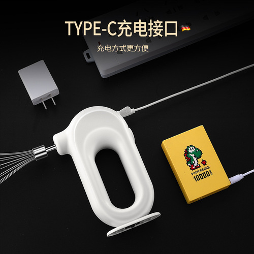 Home rechargeable multi-function egg mixer small cream machine automatic milk frother handheld wireless electric egg beater