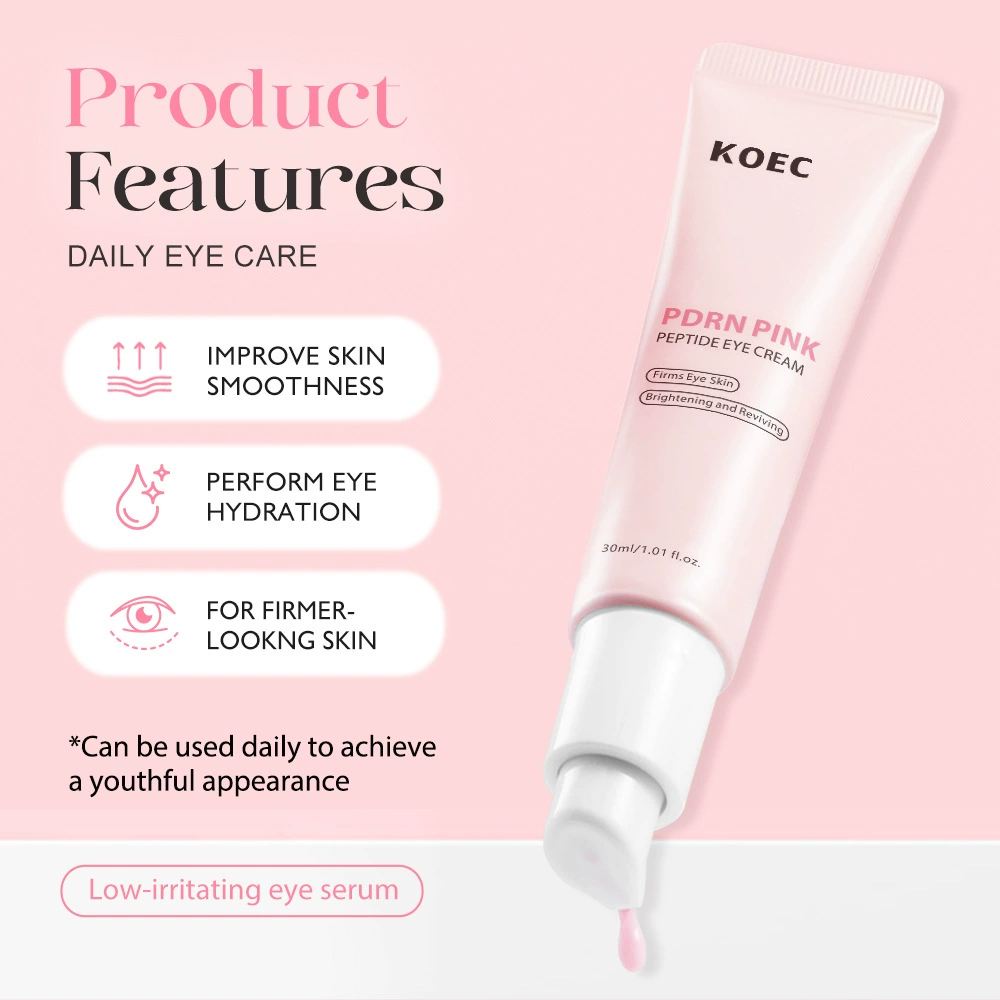 Комплект по уходу за кожей KOEC PDRN Pink Collagen Kit — тоник с пептидами, сыворотка увлажнение, крем для глаз, крем