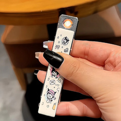 かわいいアニメのクロミ充電静音防風タングステン線ライターの創意的なシガレットの潮は卸売りして代行します。