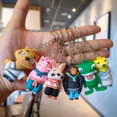 新款钥匙扣浪浪山小妖精钥匙扣小猪妖PVC软胶公仔书包挂件小礼物