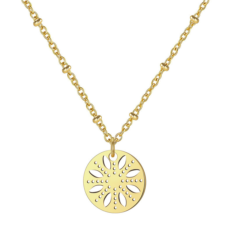 Oferta especial experiencia europea y americana joyería de acero titanio vacío galvanoplastia no decoloración no alérgica joyería pendientes collar fábrica al por mayor