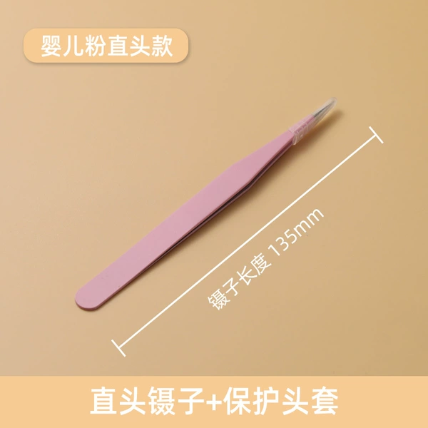 Thick pink straight head (OPP bag pack)