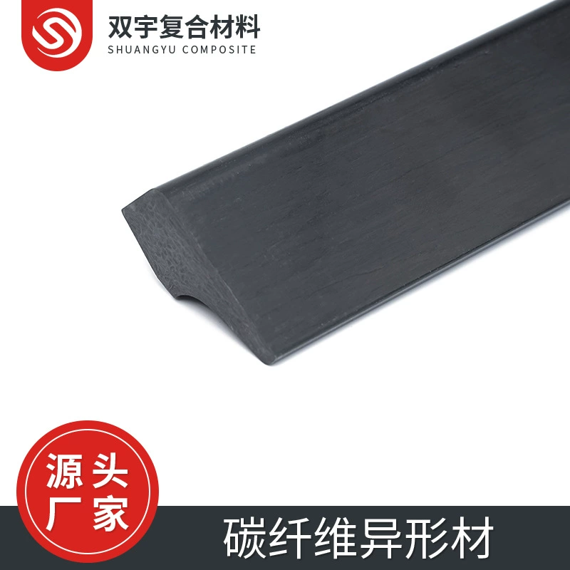 Завод прямой высокопрочный профиль из углеродного волокна в форме углеродного волокна материала профиля из углеродного волокна для образца