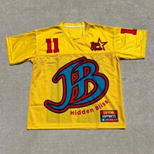 2026跨境拼接撞色V领短款球衣女士美式复古潮牌宽松运动光泽垂感