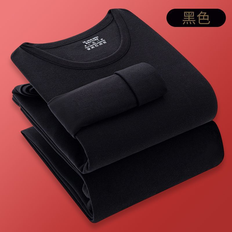 New Double-Sided German Velvet Heating Antibacterial Thermal Intimates Men's Base Layer Autumn Clothes Autumn Pants Cold-Proof Men's Suit 12