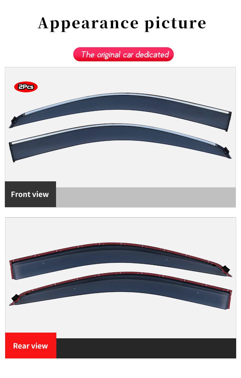 Suitable for Mercedes-Benz V-class rain shield Mercedes V-Class Window visor