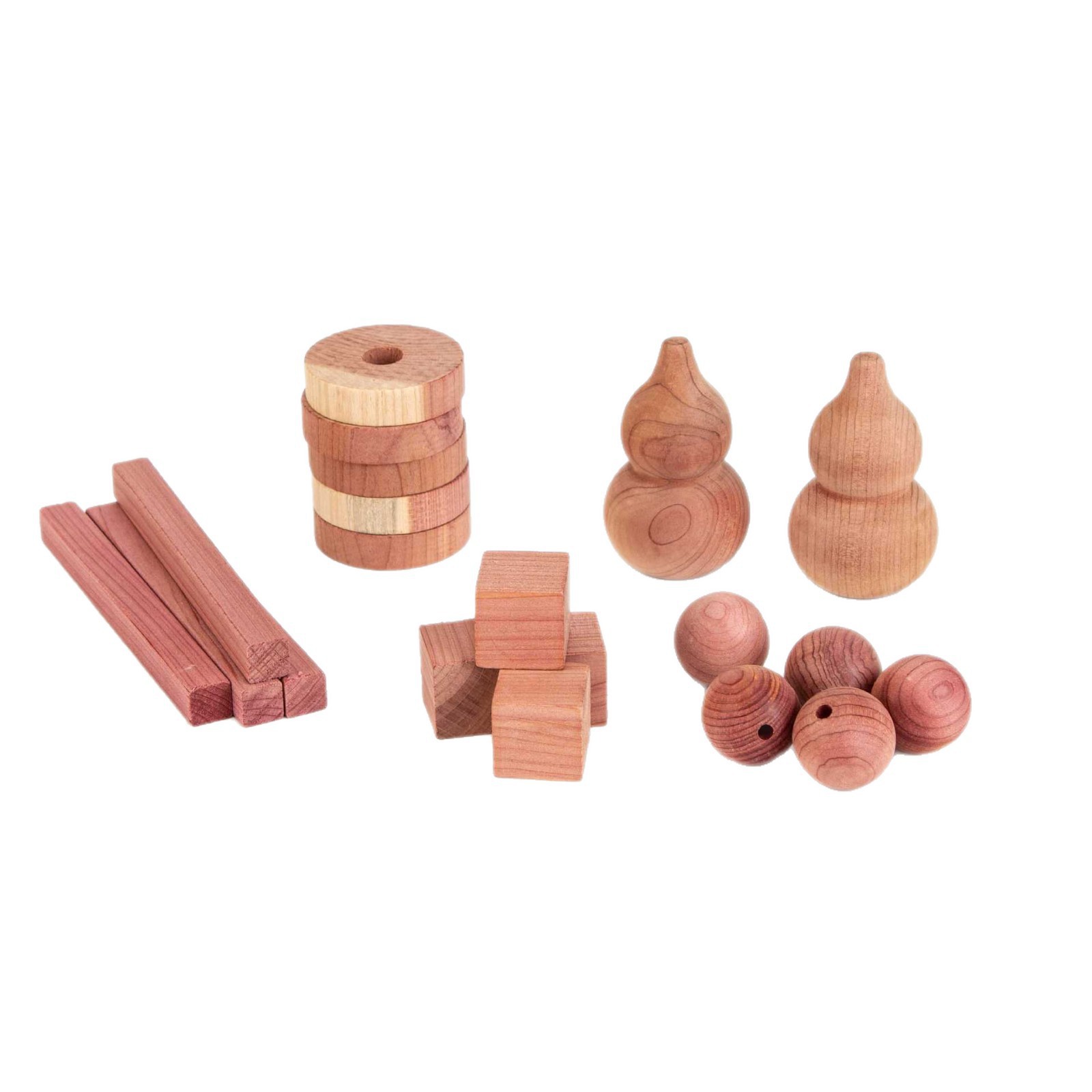 Bola de madera de cedro rojo desodorizante desodorizante bola anti-insectos bola redonda de cedro rojo cajón armario anti-insectos desodorizante granular natural de madera