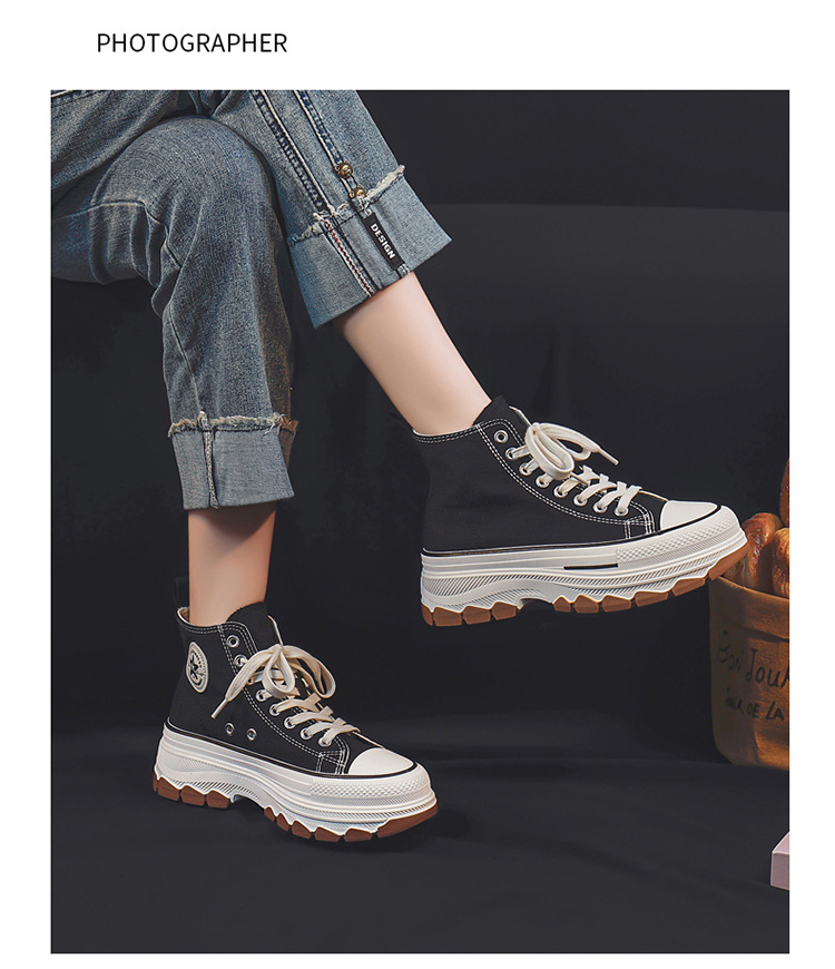 High Top Canvas Shoes