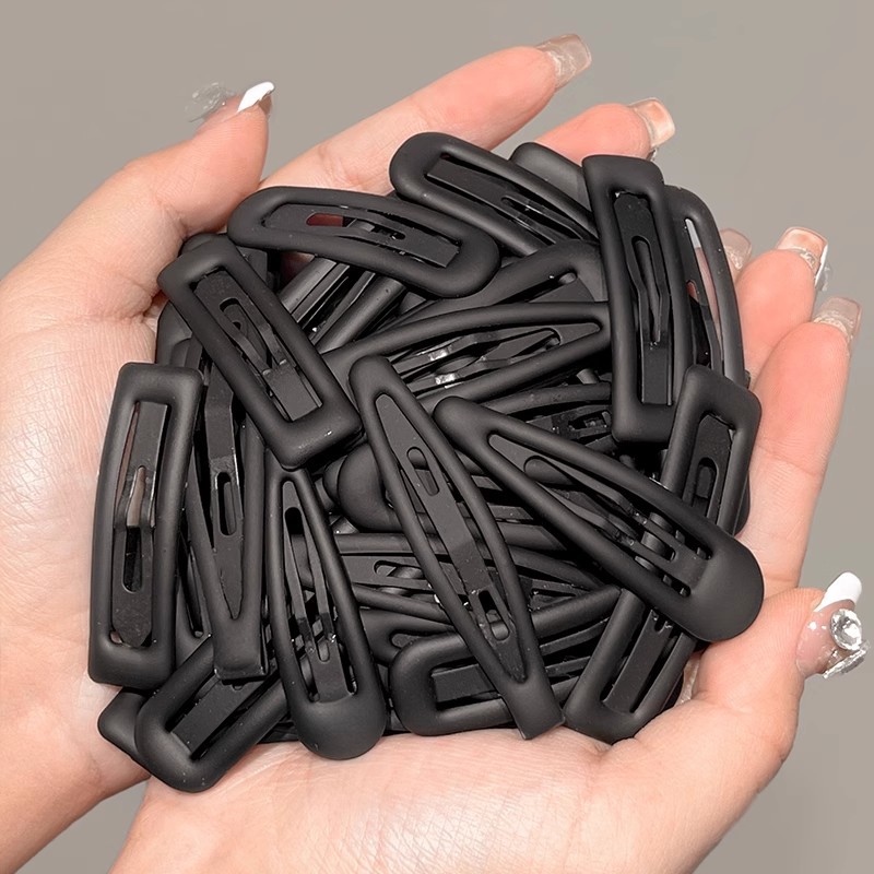 Minimalist Black Matte Hair Clip for Women, Back of the Head Hair Tidying Tool, Side Bangs Clip, Bb Clip, Hair Accessory Hairpin
