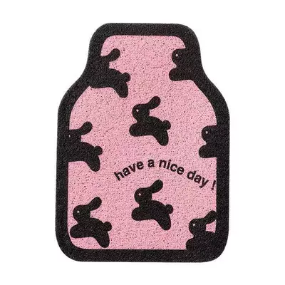 Universal Foot Pad | Wear-Resistant and Easy-Care Floor Mats - multiple-black-rabbits-48645cm-wire-ring-front-1-piece