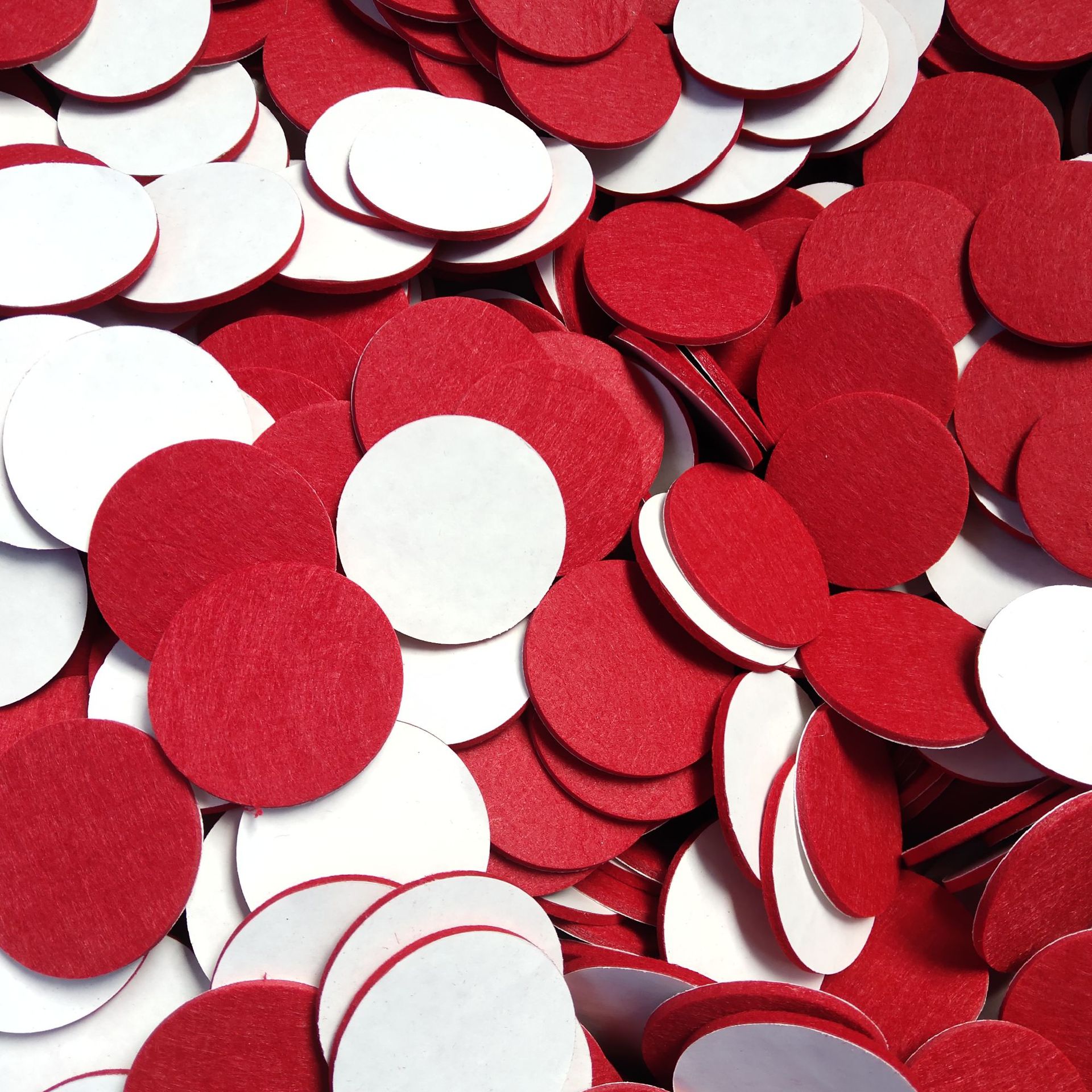 红色毛毡垫 红色无纺布垫 装饰红色配件