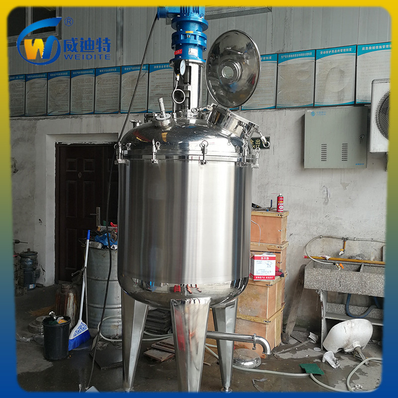 温州304不锈钢电加热反应釜 蒸汽加温高压反应釜 液体反应罐厂家