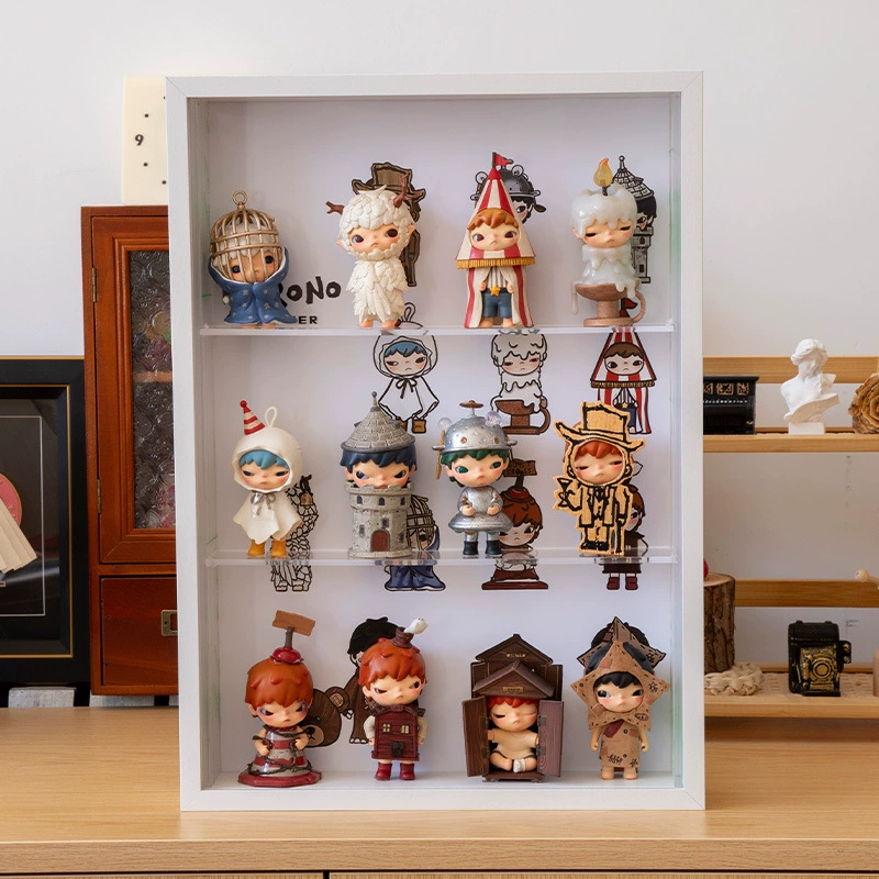 Bubble Mart Ono прозрачная фоторамка для хранения, слепая коробка, кукла ручной работы, изысканная настольная игрушка, подарочные украшения