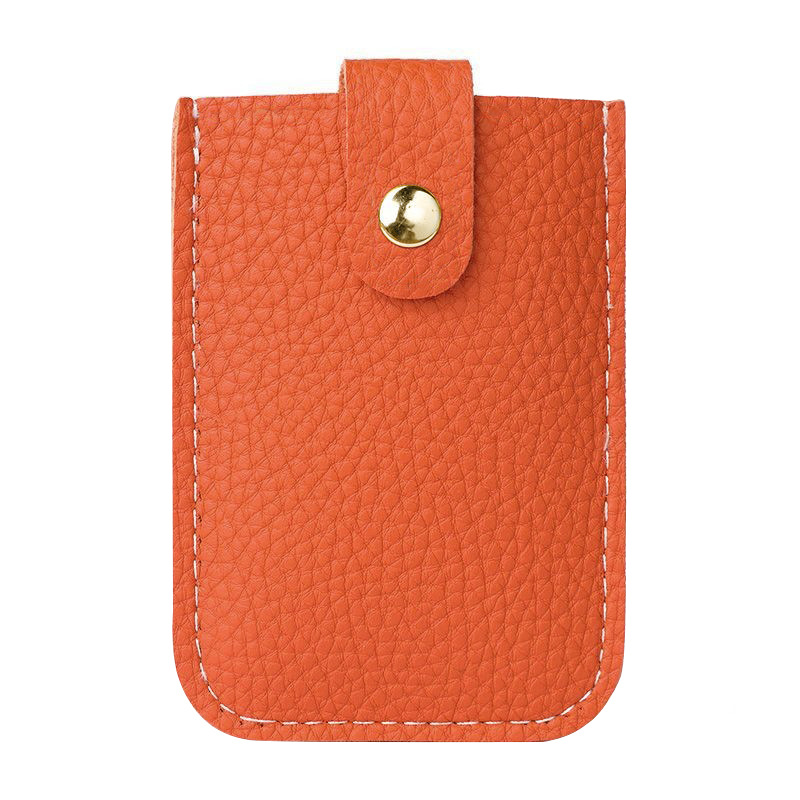 Tarjetero extraíble con guijarros transfronterizos para hombres y mujeres, tarjetero de cuero pequeño, ligero y compacto, fabricante de tarjetas con logotipo al por mayor