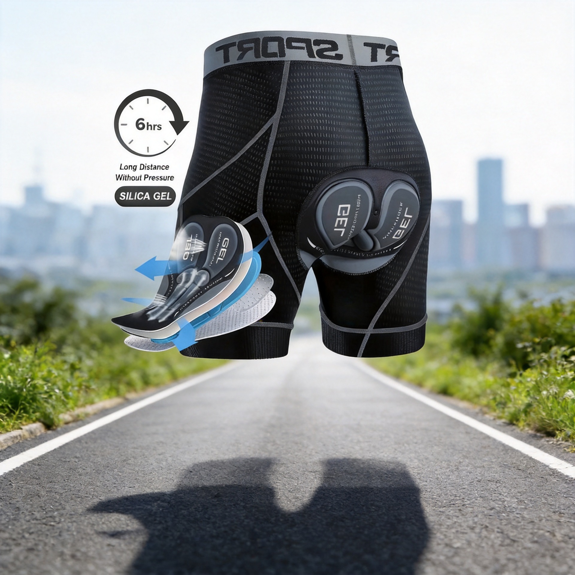 Cross-Border Hot-Selling Special Products New Bicycle Road Bike Cycling Underwear Moisture-Wicking Breathable Shorts Breathable and Moisture-Absorbent