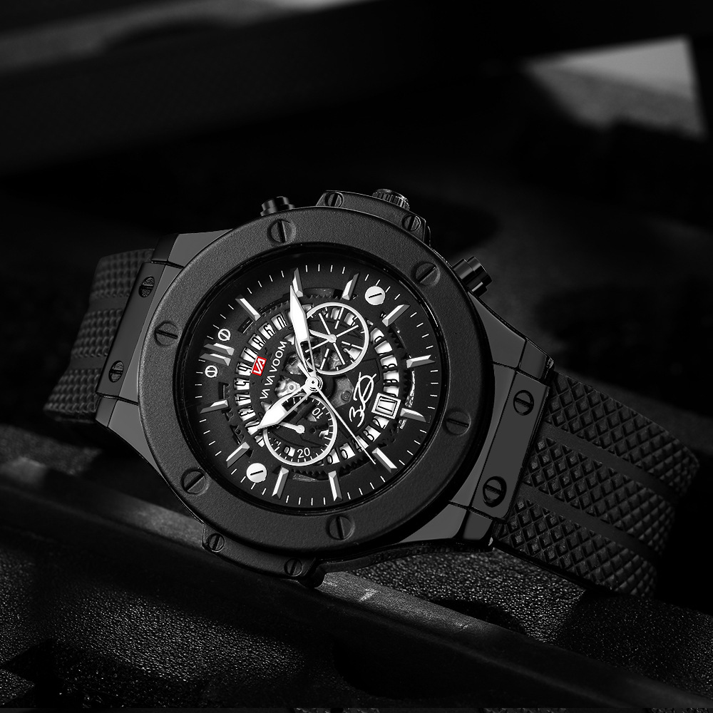 Kreativni votli okenski koledar Richard Fashion Student Wa silikonski moški kremen vodoodporen športni_voghion.com