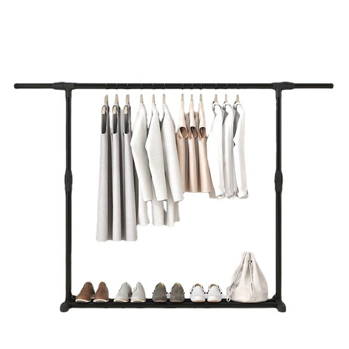 Simple clothes drying rack, bedroom floor-standing clothes rack, indoor clothes drying rod, clothes rack, dormitory floor-standing assembled clothes rack wholesale