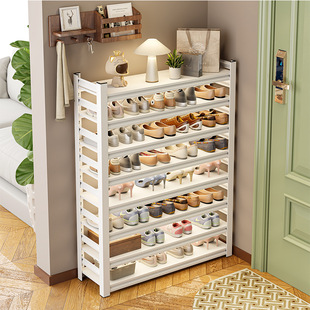 Household Shoe Rack Doorway Multi-Layer Floor-Standing Storage Rack Simple Entrance Door Indoor Shoe Cabinet Steel Storage Rack