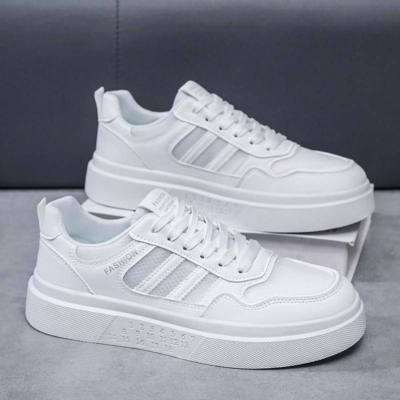 2026 nuevo verano transpirable malla zapatos blancos estudiantes de moda universal skate casual zapatos deportivos zapatos de moda hombre