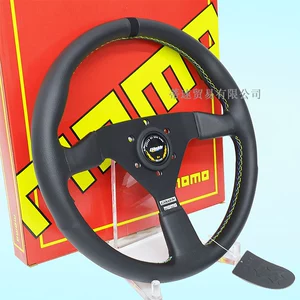 Greddy Momo V1 model 14 düyməli həqiqi dəri sükan, 13 düymə 320mm