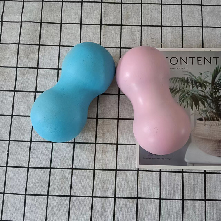 Bola de maní Siamés relajante hombro y columna cervical masaje músculo profundo Meridian fascia bola pie muñeca espalda yoga