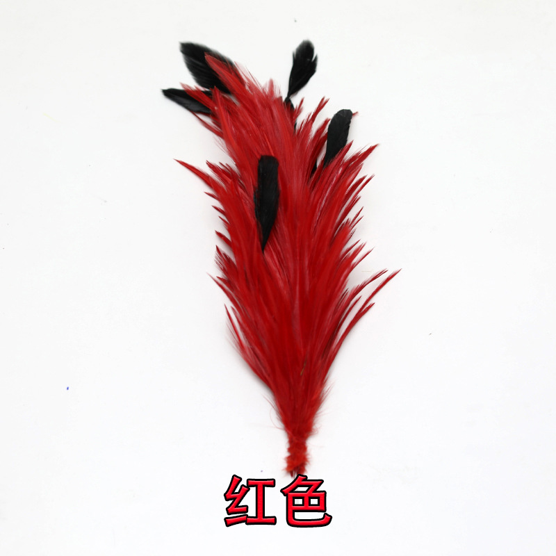Plumas rojas al por mayor boda jardín de infantes diy plumas hechas a mano pieles de pavo pendientes de plumas de ganso accesorios accesorios de ropa image 54