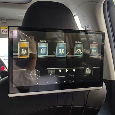 11.6 inch rear seat entertainment car IPS full touch 4K display Android headrest monitor wireless wifi