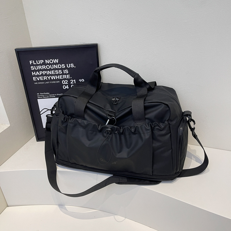 Bolso de viaje de negocios de un solo hombro para hombres Bolso de viaje de compras para estudiantes de gran capacidad Bolso de viaje deportivo femenino extensible